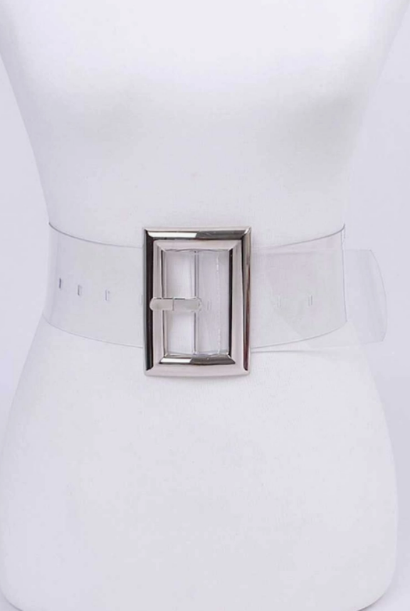 Clear Wide Belt (Plus) – The Duchess Dowry Clear Wide Belt (Plus) – The Duchess Dowry