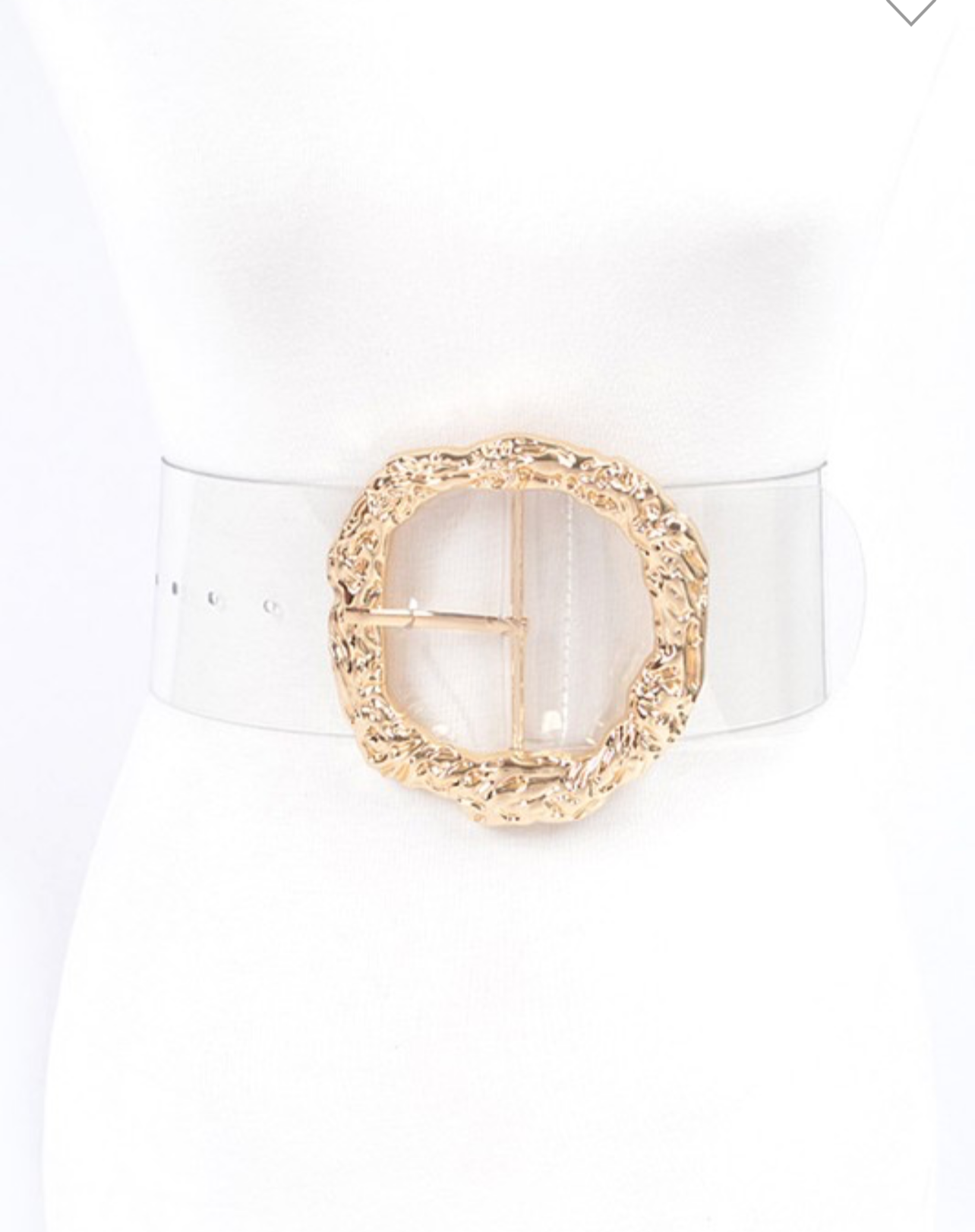 Clear Metal Buckle Belt (Reg & Plus Size)