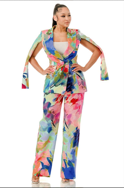Tonita Printed Suit