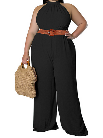 Harper Solid Color Jumpsuit HW56T6CRLF