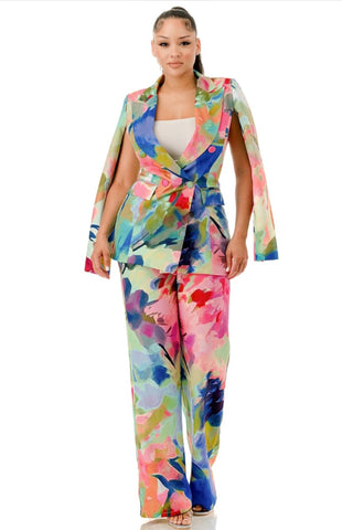 Tonita Printed Suit