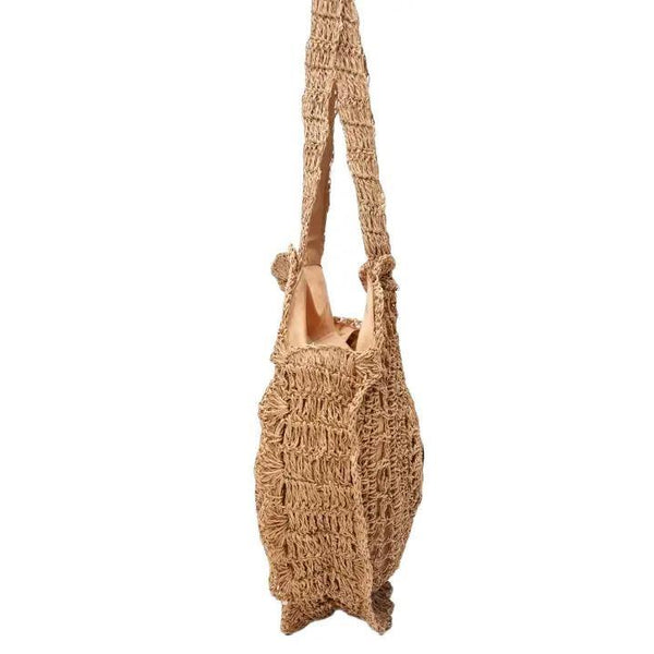 Rattan Summer Boho Tote Bag