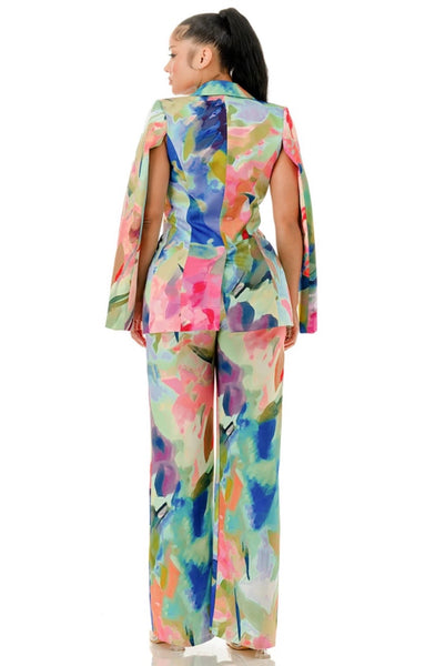 Tonita Printed Suit