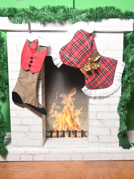 Corset Christmas Stocking