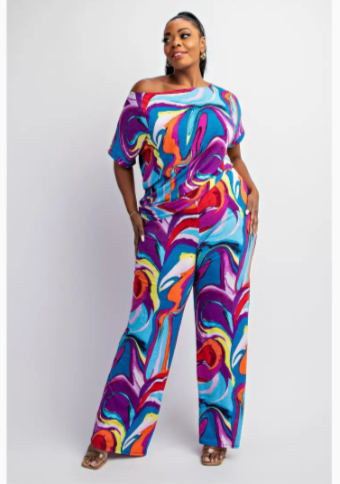 Dream Abstract Wide Leg