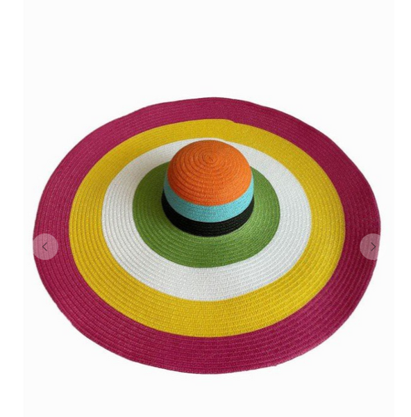 Daisy Multicolor Oversized Hat