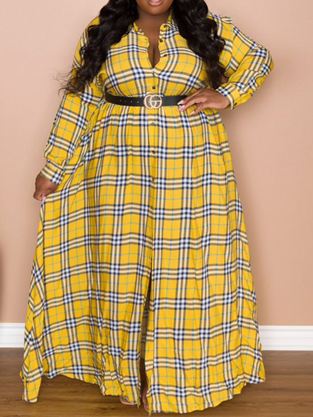 Madras Loose Printed Dress