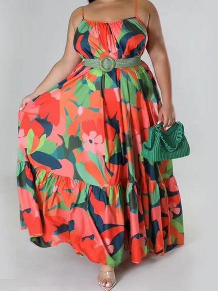 Luna Spaghetti Strap Oversized Dress HCRVH257SH